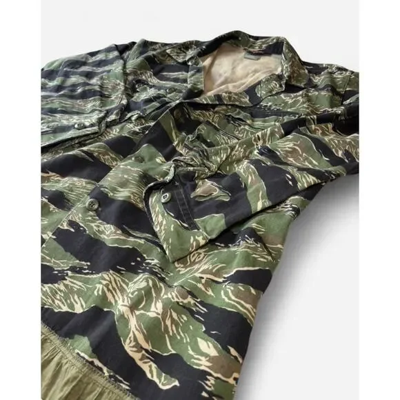 TRU-SPEC Women Shirt Dress Large Regular Camouflage Cotton - Picture 4 of 8